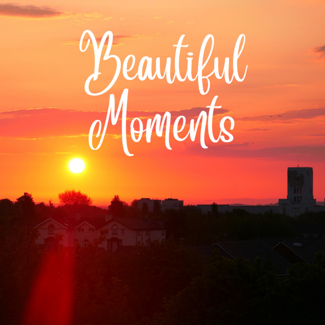 Beautiful Moments artwork, featuring a sunset